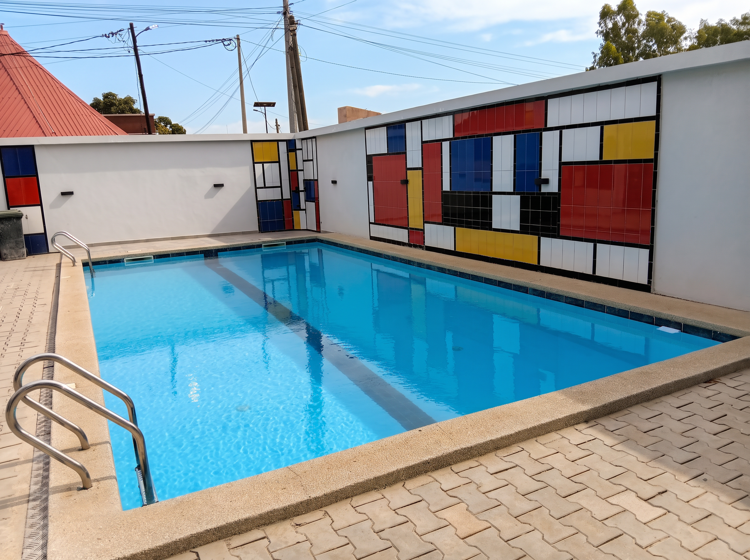 L'esprit de la résidence Le Mondrian à Saly Portudal — photographie de la collection du projet